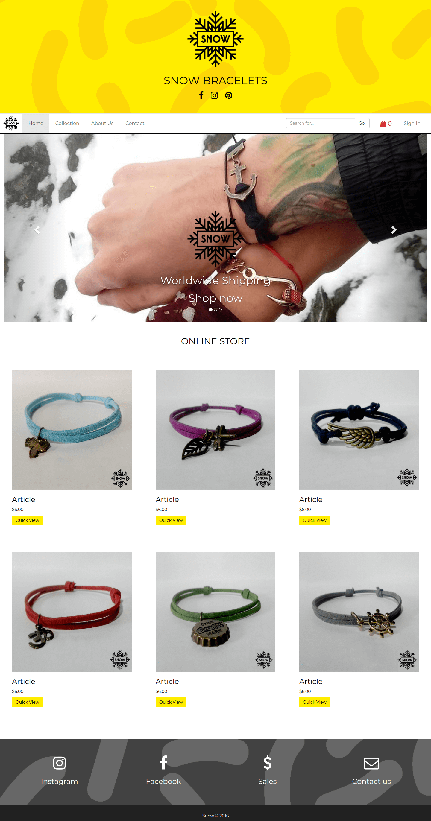 Snow Bracelets thumbnail